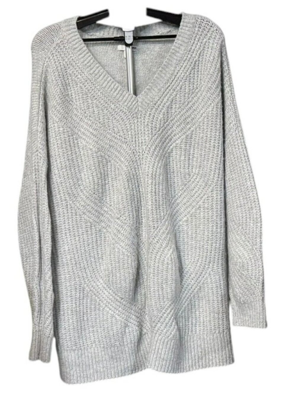 Sonoma Women's Plus Dolman Sleeve V-Neck  Sweater  Size 3X - Gray